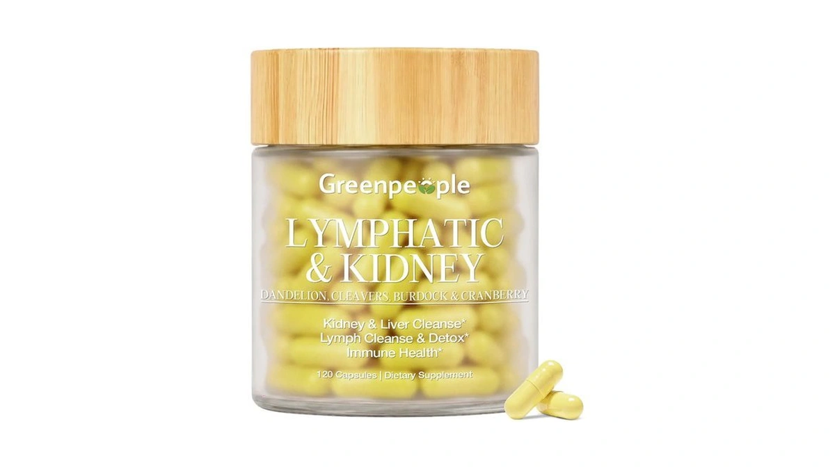Lymphatic Drainage & Kidney Cleansing Supplements -120 Lymph Herbal Caps