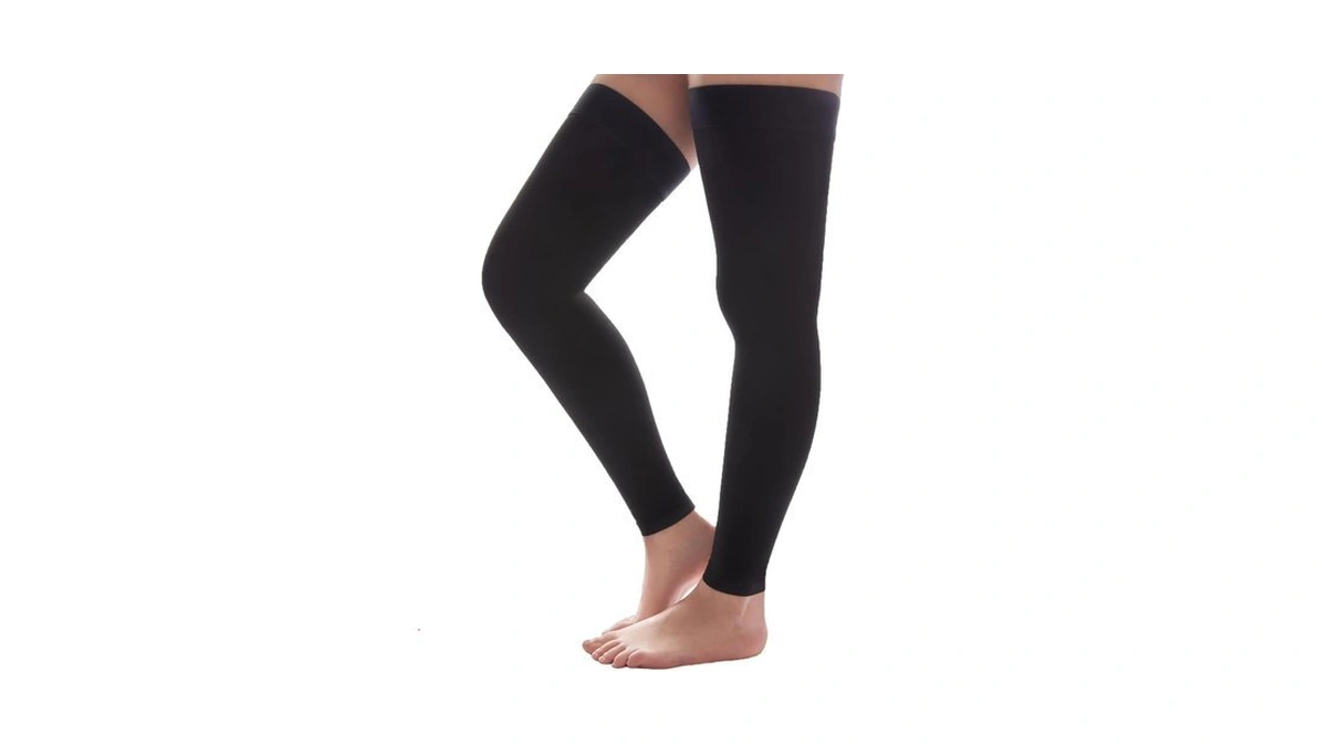 Lianptron Thigh High Compression Socks Women & Men, 20-30mmhg Thigh