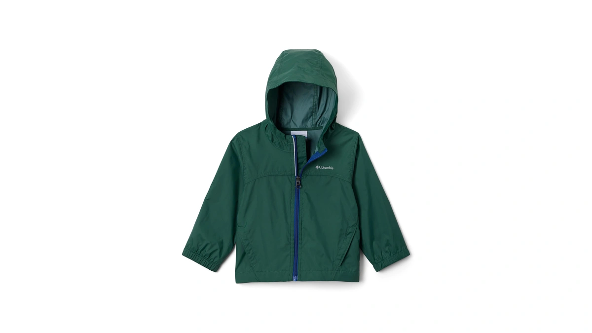 Columbia Youth Glennaker Rain Jacket, Rain Forest, X-large