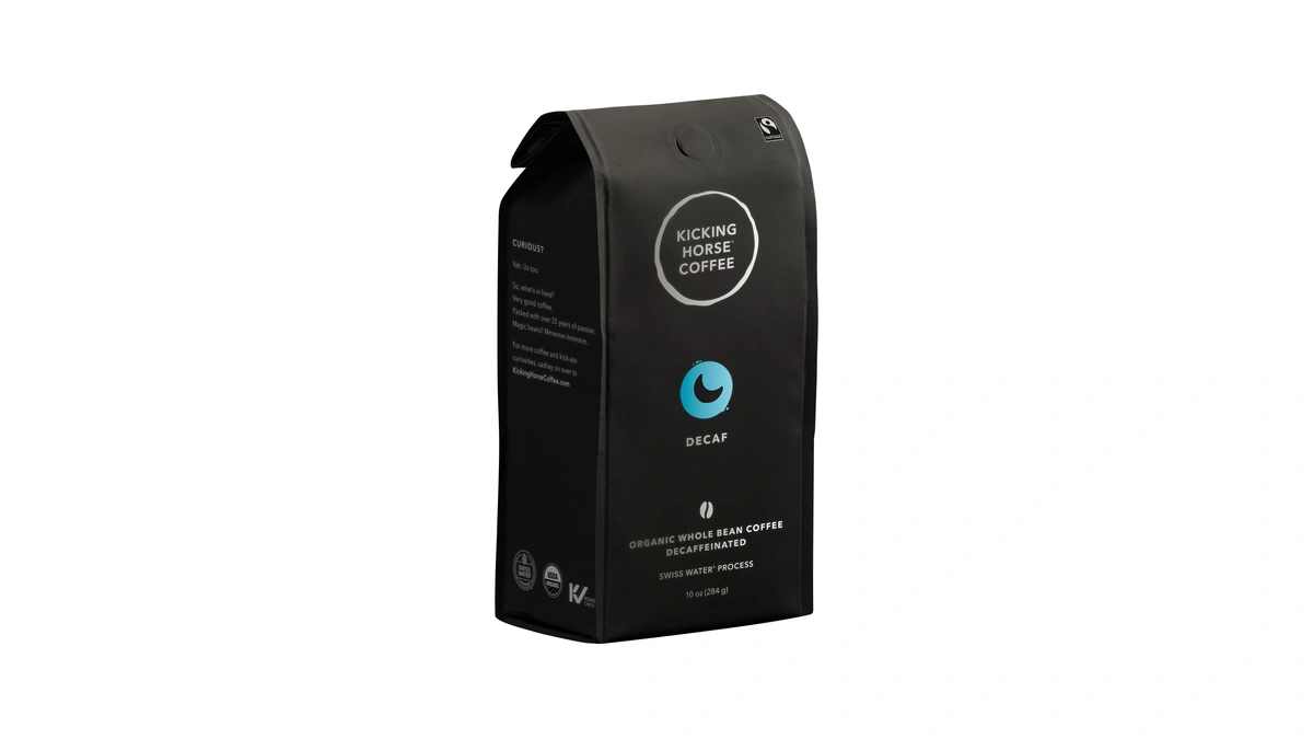 Kicking Horse Coffee, Decaf, Swiss Water Process, Dark Roast, Whole