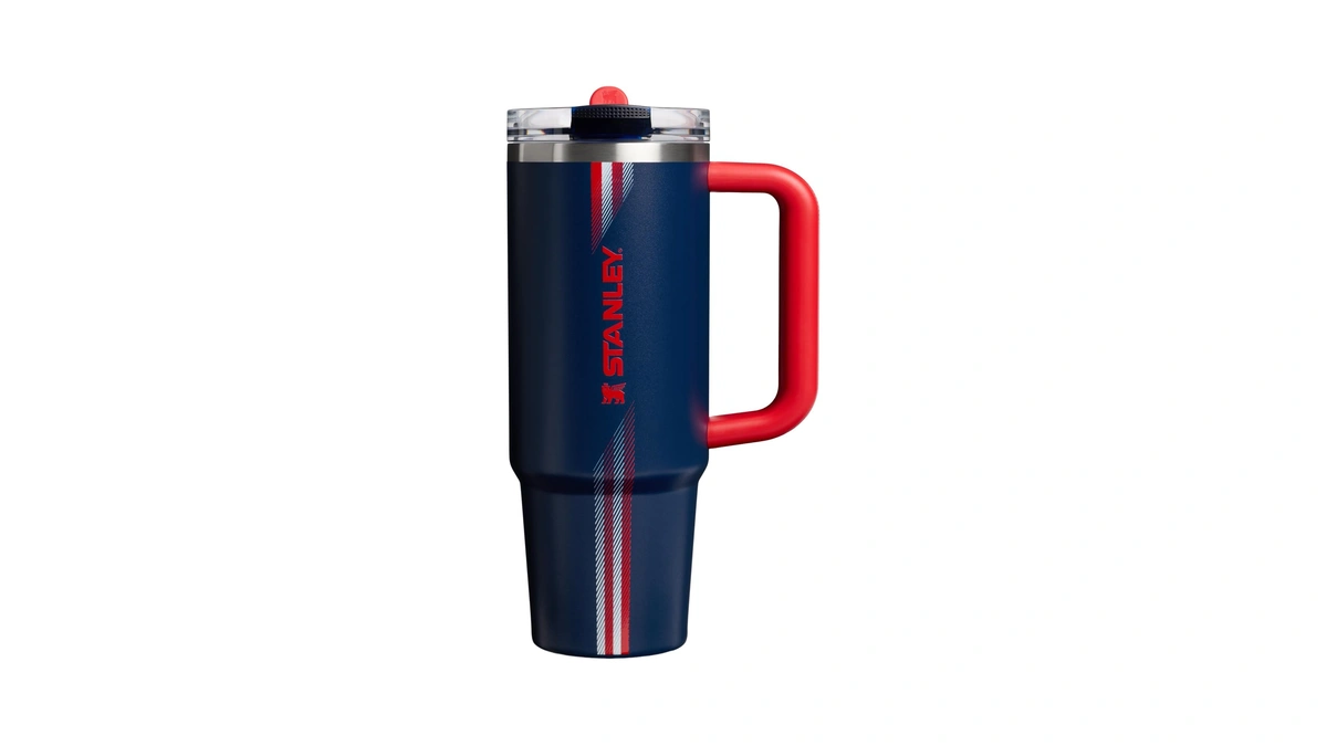 Stanley Quencher Protour Flipstraw Tumbler, 30 Oz, Team Navy Red