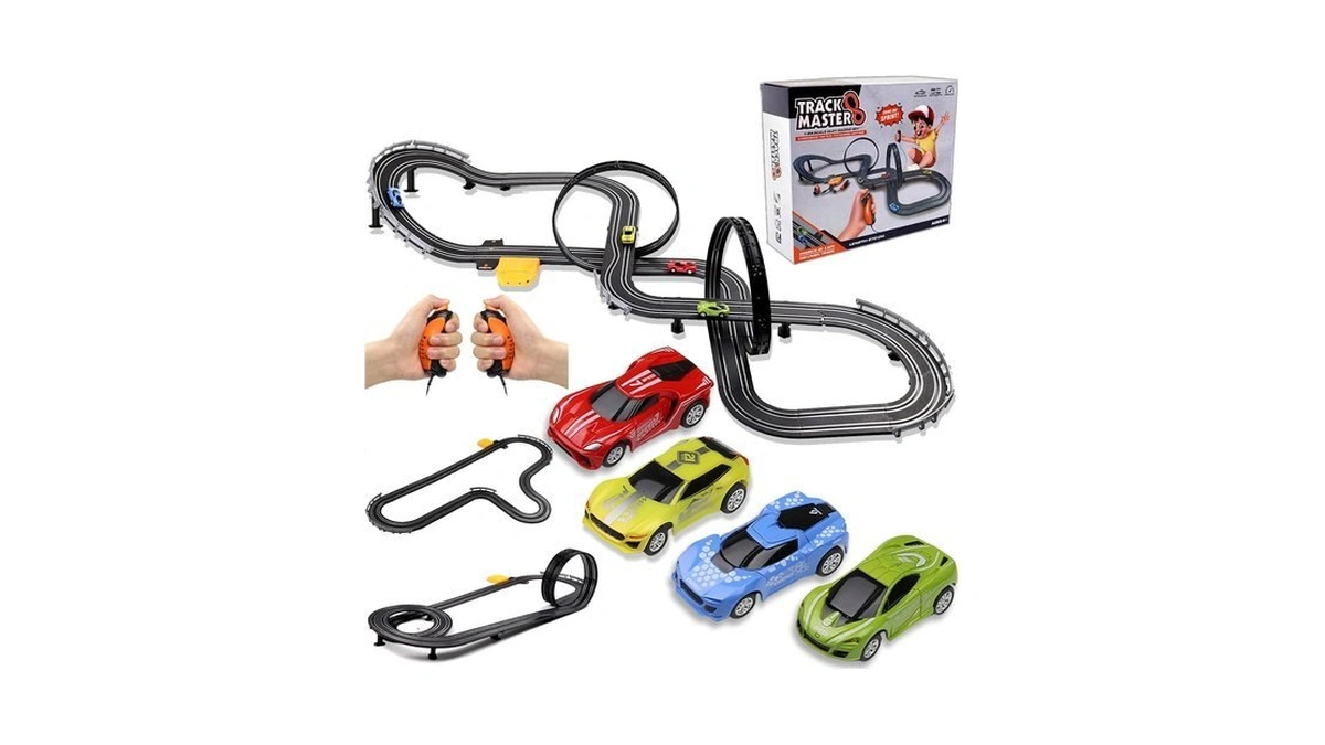 Slot Car Race Track Sets For Boys Age 6-12, Electric