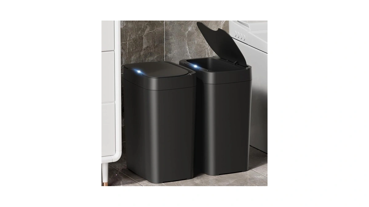 Vanpopubs 2 Pack 2.7 Gal Bathroom Trash Can With Lid,