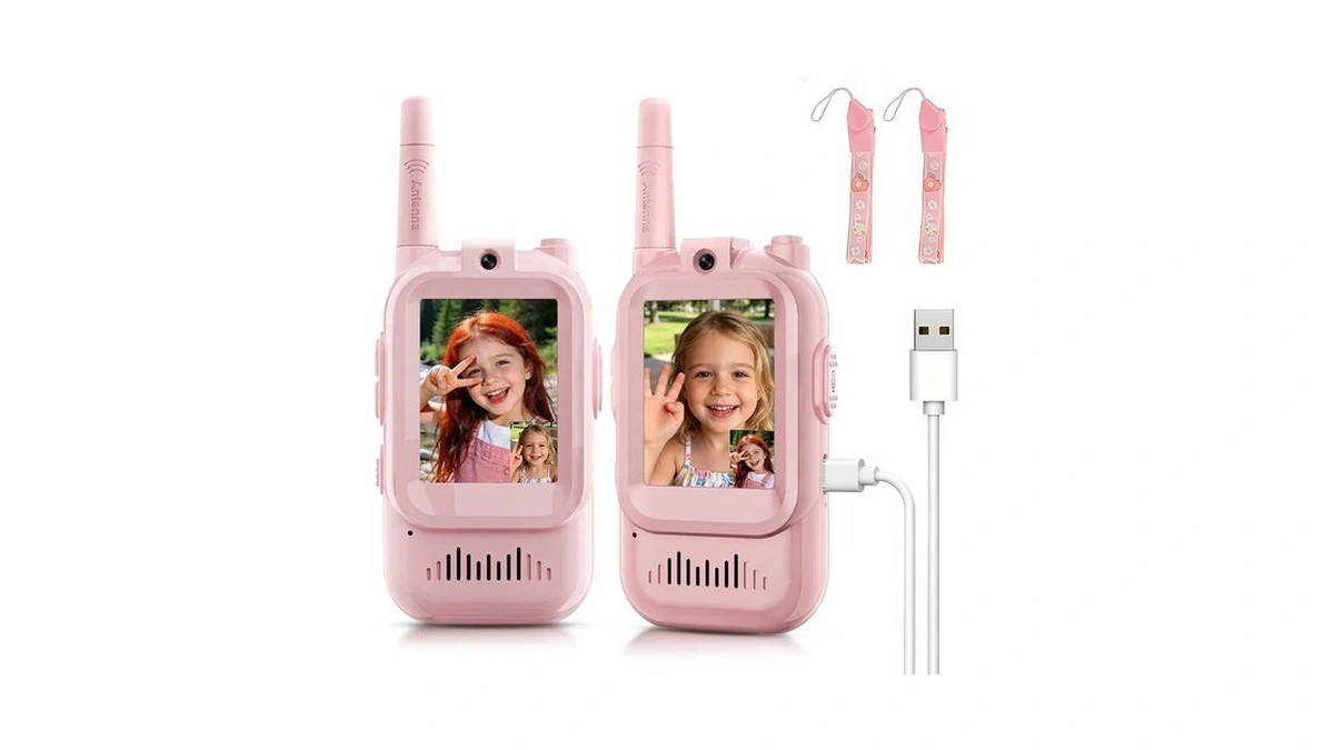 Walkie Talkies For Kids 2 Pack With Hd Camera Long