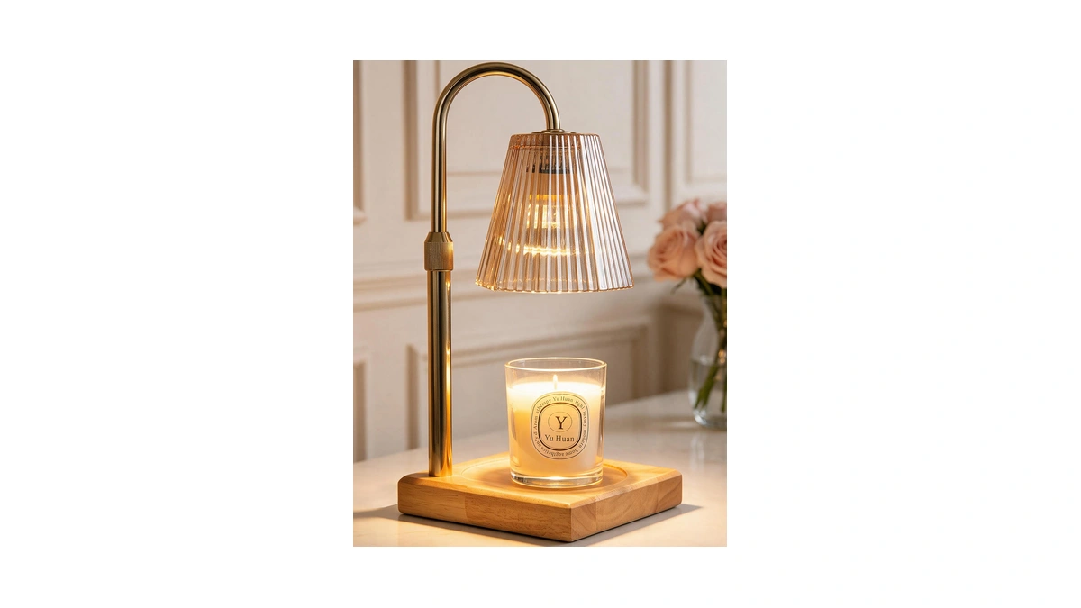 Allanmen Candle Warmer Lamp Gold, Home Decor, Brithday Gifts For