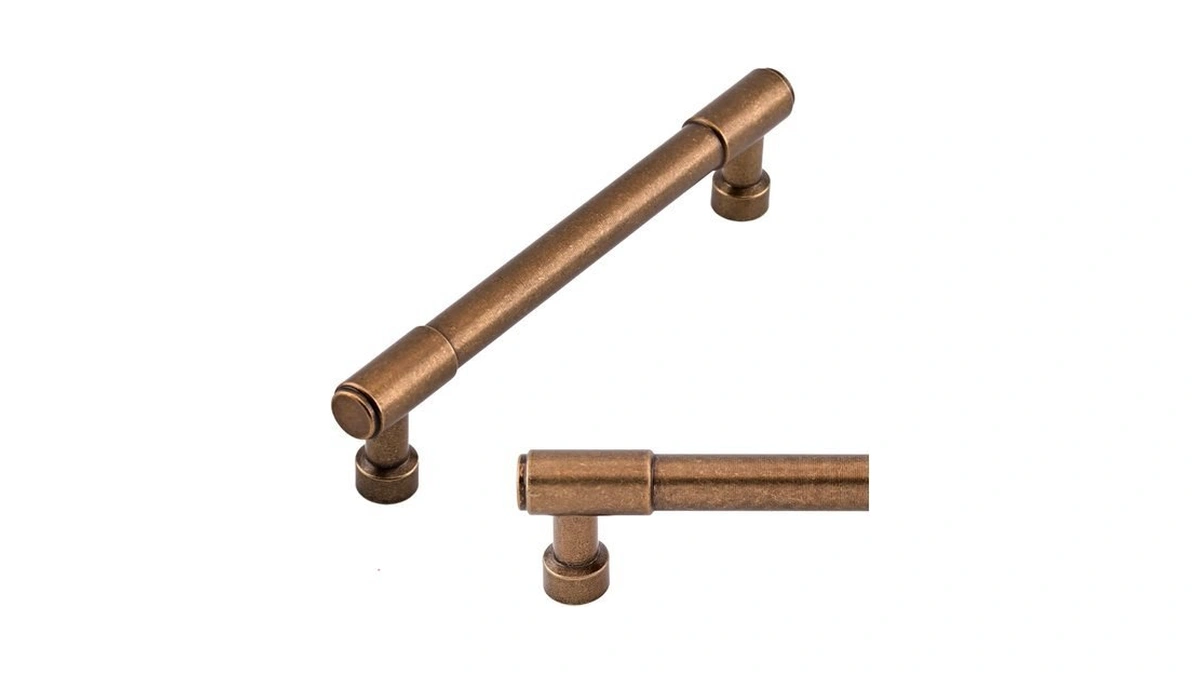 Talentedeco 10 Pack Antique Brass Cabinet Pulls 5 Inch(128mm) Kitchen