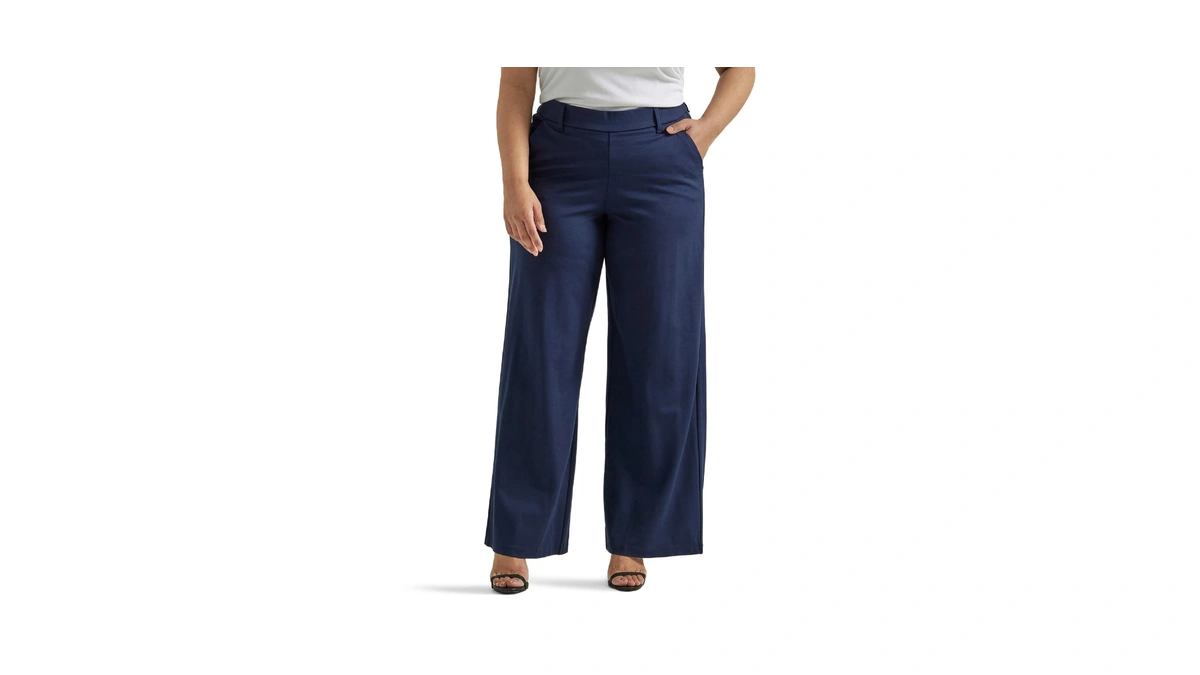 Lee Women's Ultra Lux Comfort Any Wear Wide Leg Pant