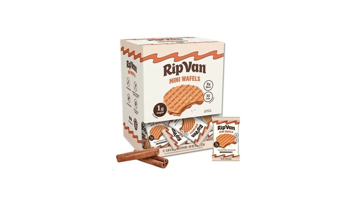 Rip Van Wafels Snickerdoodle Mini Stroopwafels β Low Carb, Low