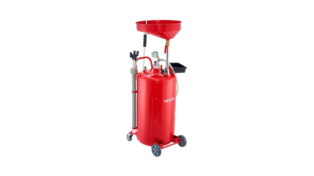 Vevor 21 Gallon Waste Oil Drain Tank, Air Operated Portable