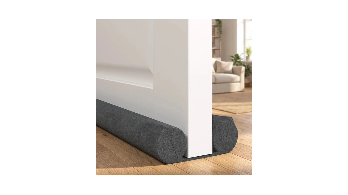 Door Draft Stopper For Bottom Of Door, Big Foam Double-sided