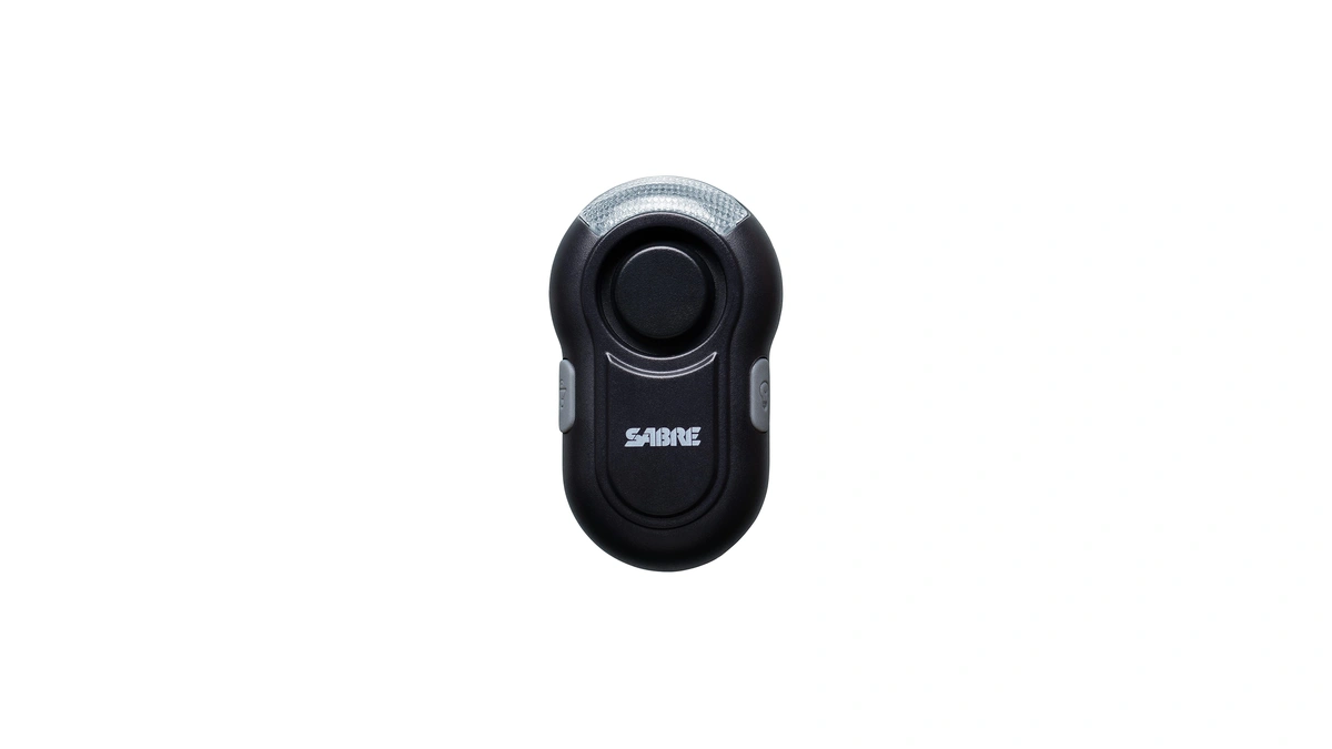Sabre 2-in-1 Clip-on Personal Alarm With Led Safety Light, 120db