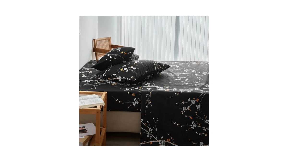 Zrnbast Full Sheet Set Fits 14-16 Inch Deep Pocket Black