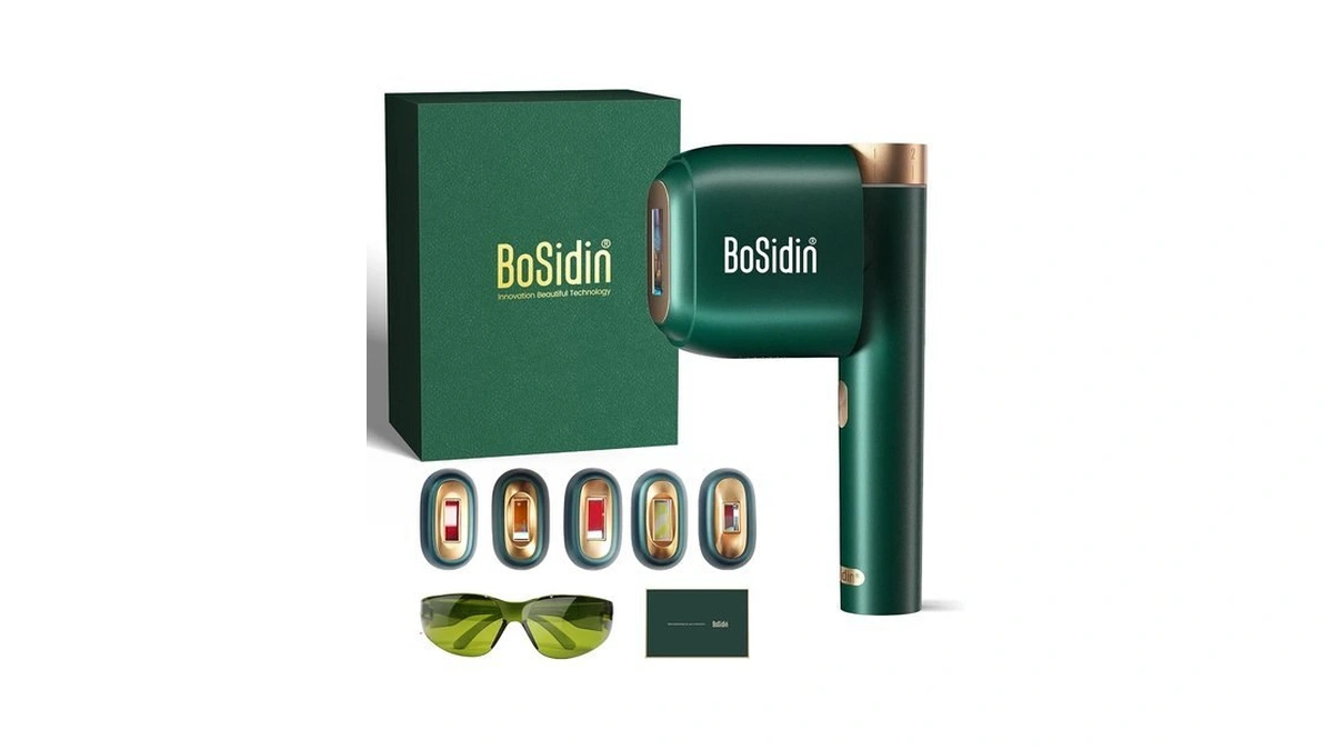 Laser Hair Removal, Bosidin Ipl Hair Removal With Painless Ice-cooling,