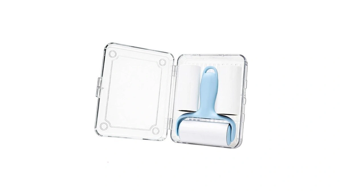 Mini Lint Roller With 2 Refills And Storage Case Travel