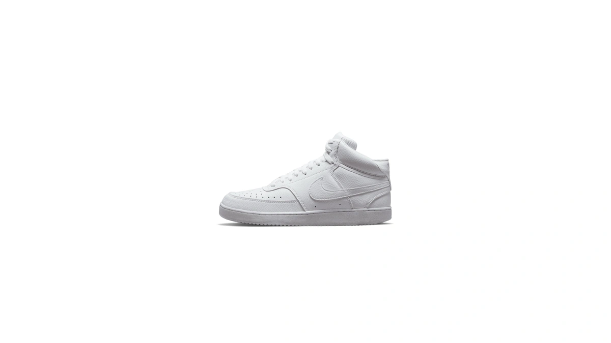 Nike Men's Court Vision Mid Next Nature Shoes, White/white-white, 11.5