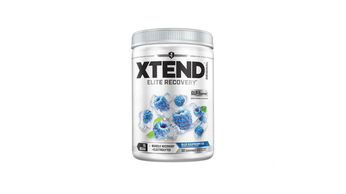 Xtend Original Bcaa Powder With Zero Sugar, Blue Raspberry Ice,