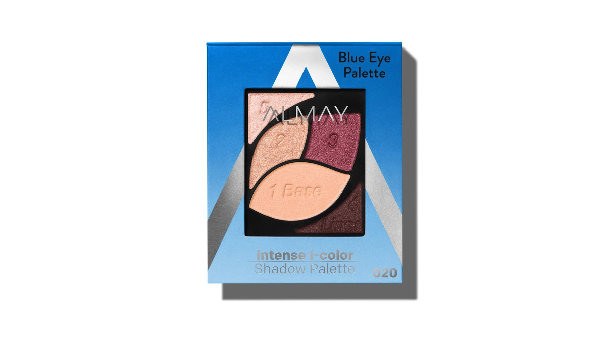 Almay Intense I-color Enhancing Eyeshadow Palette, 020 Blue Eyes, 0.1