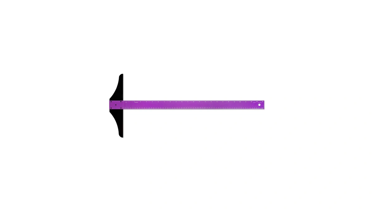 Alumicolor 24-inch Standard Aluminum T-square For Art Framing & Drafting,