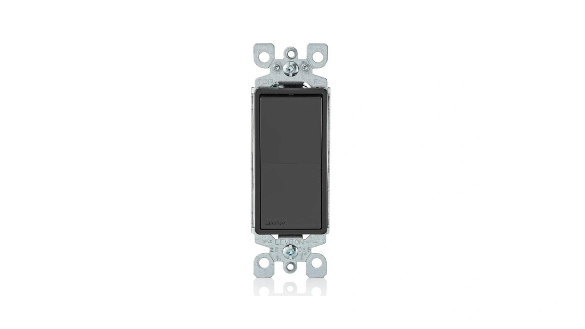 Leviton 5601-2e 15 Amp, 120/277 Volt, Decora Rocker Single-pole Ac