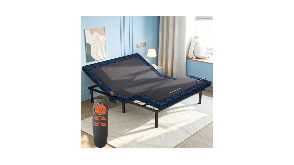 Zhumeiling Patented King Adjustable Bed Frame Wireless Remote