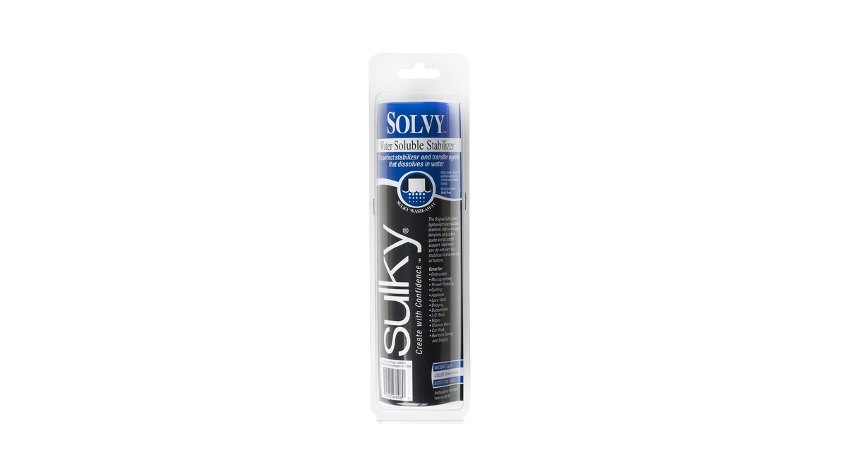 Sulky Solvy Water Soluble Stabilizer Roll, 7.875-inch By 9-yard (486-08)