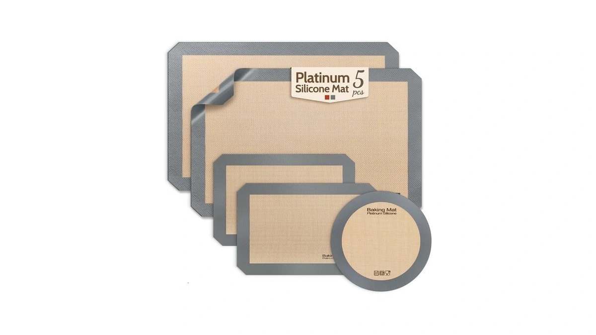 Non Stick Silicone Baking Sheet - 2 Half & 2