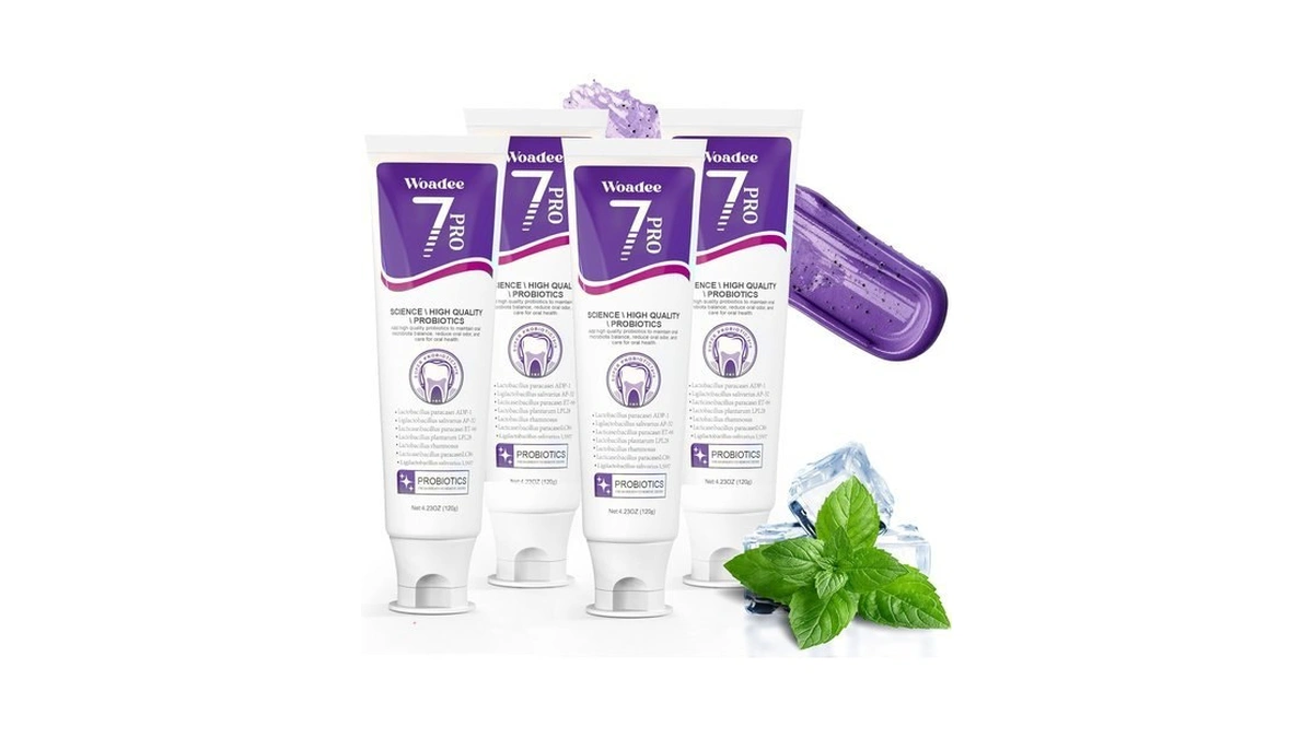 7-pro Whitening Toothpaste With 7 Probiotics, Stain Removal Formula