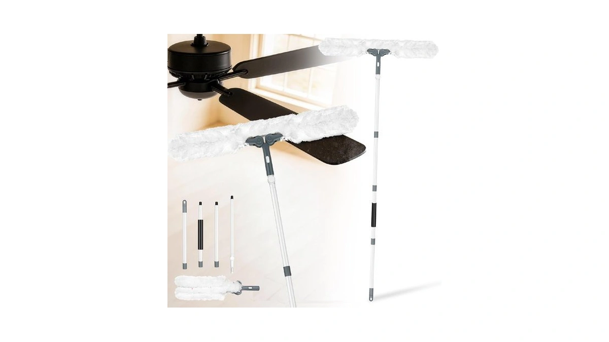 Microfiber Ceiling Fan Cleaner Duster With Extension Pole 59"