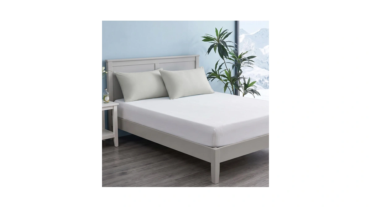 Amazon Basics Cooling Pillow Cases For Hot Sleepers, Soft Pillow