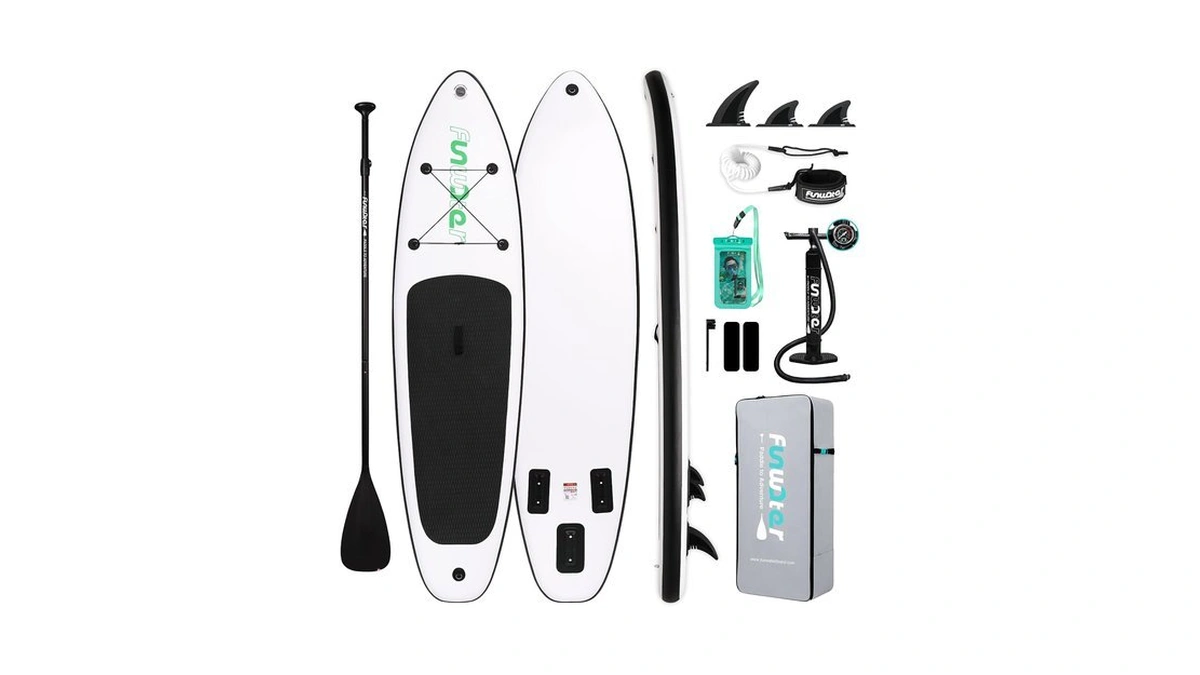 Funwater Inflatable Stand Up Paddle Board With Beginners Sup Accessories