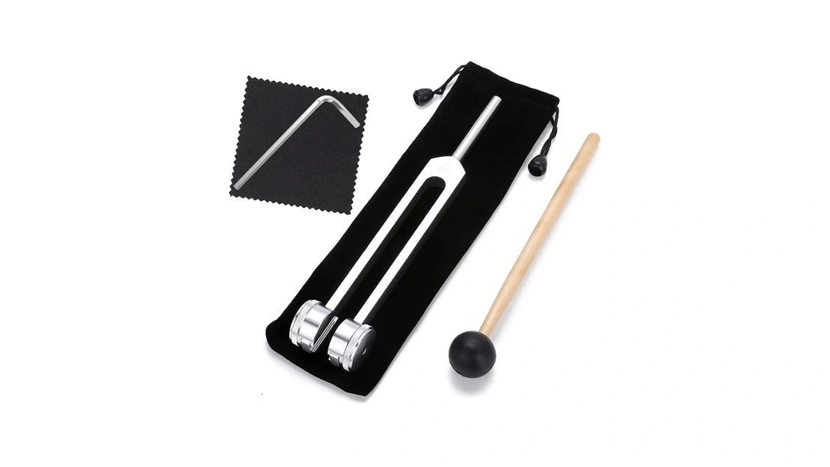 Moresolune 128 Hz Weighted Tuning Fork For Healing Tone Therapy