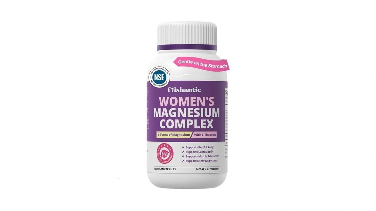 Frishantic Magnesium Complex For Women - Chelated Magnesium, 2-month Supply