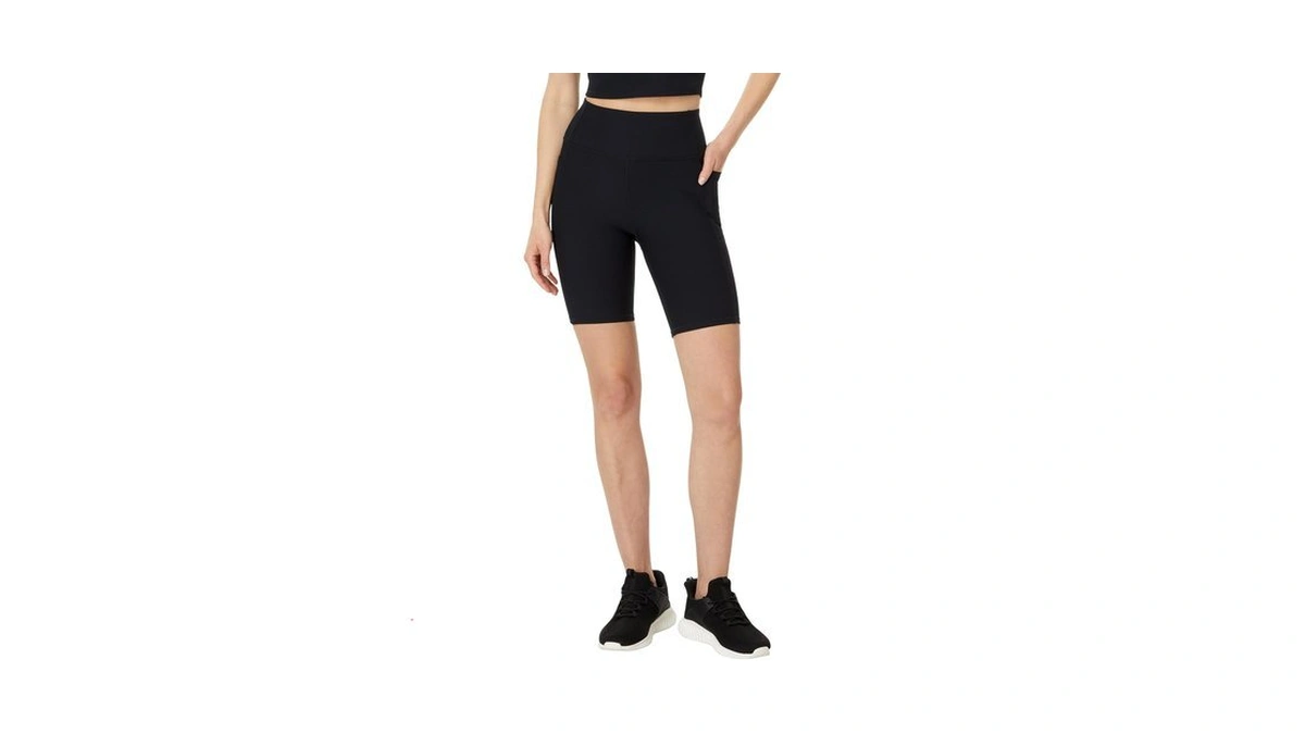 Skechers Go Walk Rib High Waisted 8 Inch Bike Short,