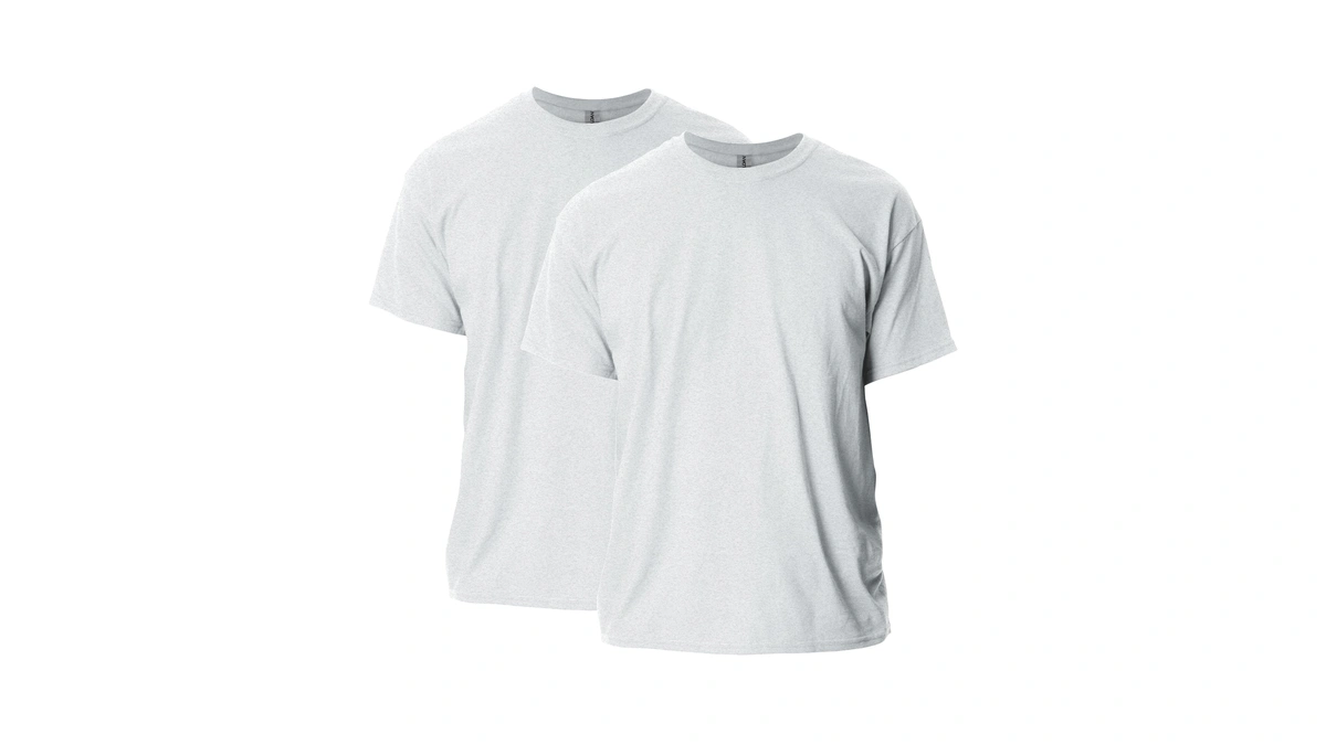 Gildan Adult Ultra Cotton T-shirt, Style G2000, Multipack, Ash Grey