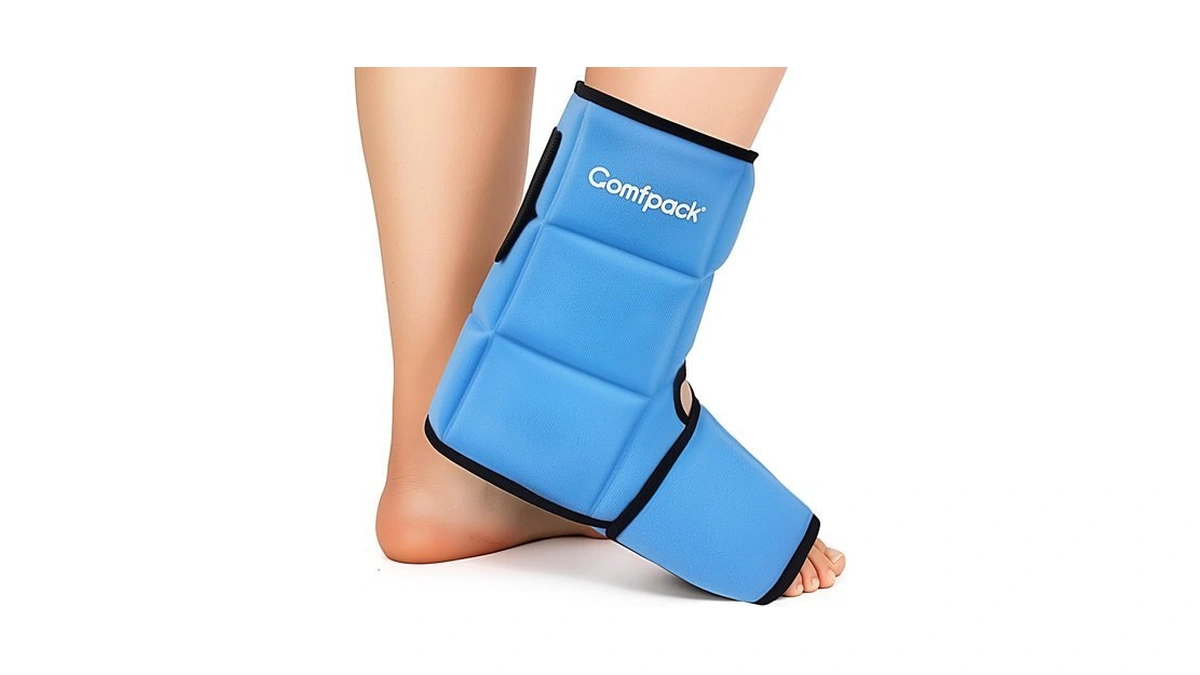 Comfpack Ankle Foot Ice Pack Wrap For Sprained Ankle/surgery Recovery,