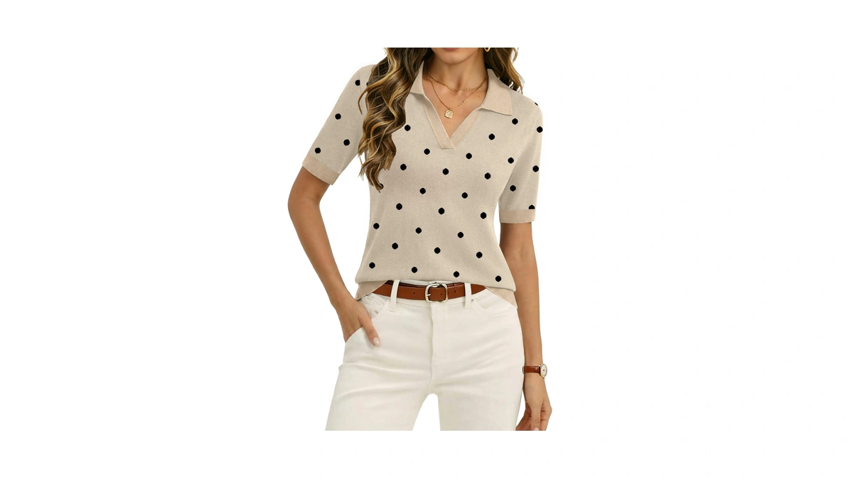 Zeagoo Fall Fashion 2026 Polo Casual Short Sleeve Knitted Business