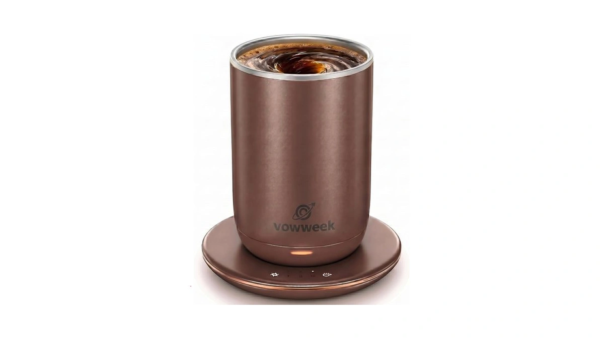 Self Stirring Coffee Mug, 10 Oz Heated Mug With Magnetic