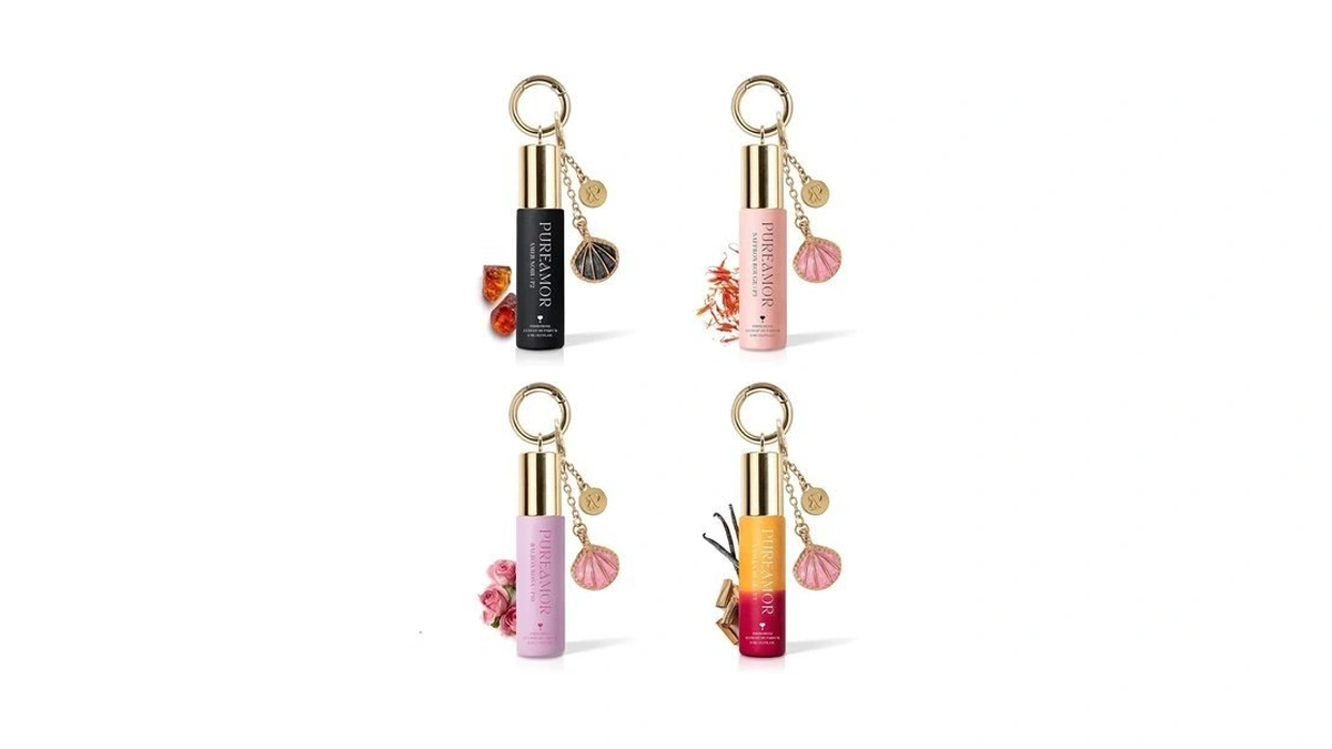 Pureamor Pheromone Perfume Set Women, Favorites 4 Pack Shell Perfume