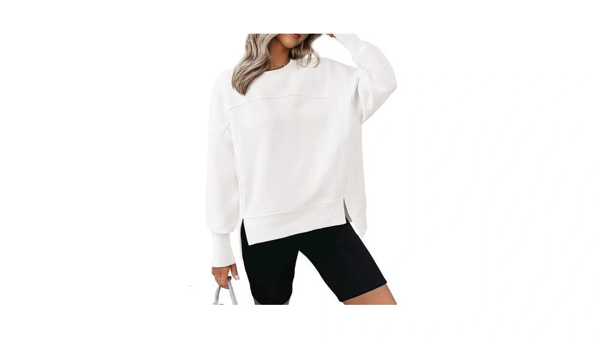 Btfbm Womens Crewneck Sweatshirts Fleece Pull...