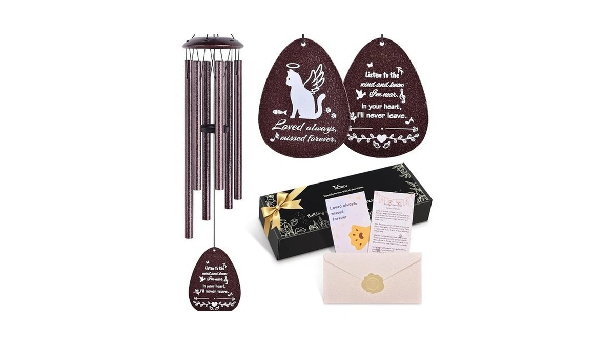 Pet Memorial Gifts, 28" Pet Memorial Wind Chimes, Loss Of