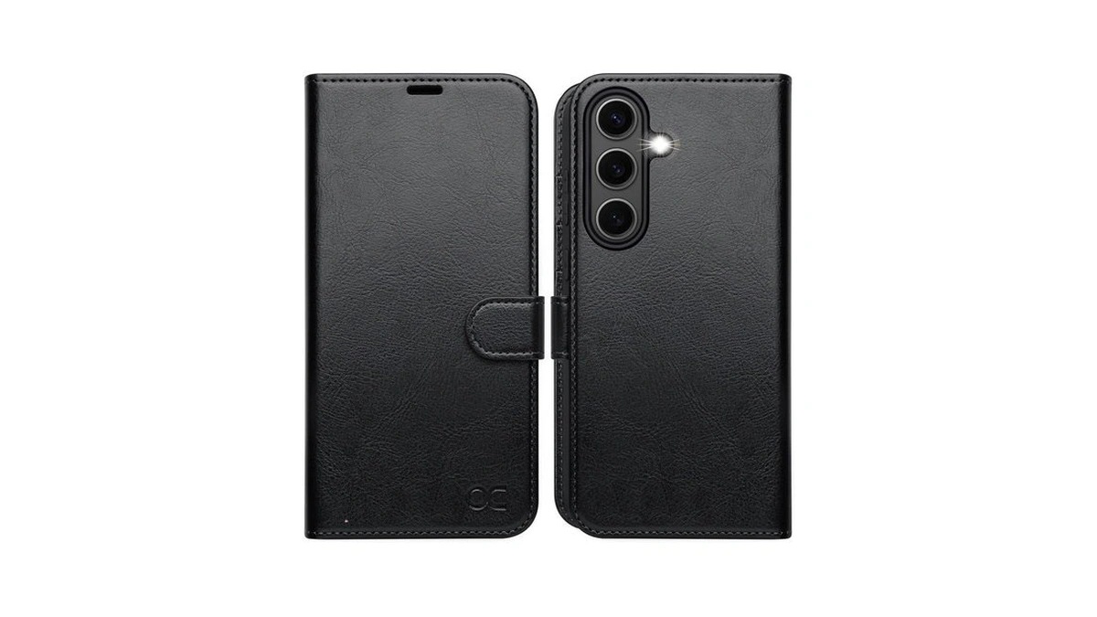 Ocase Compatible With Galaxy S25 Fe Wallet Case, Pu Leather