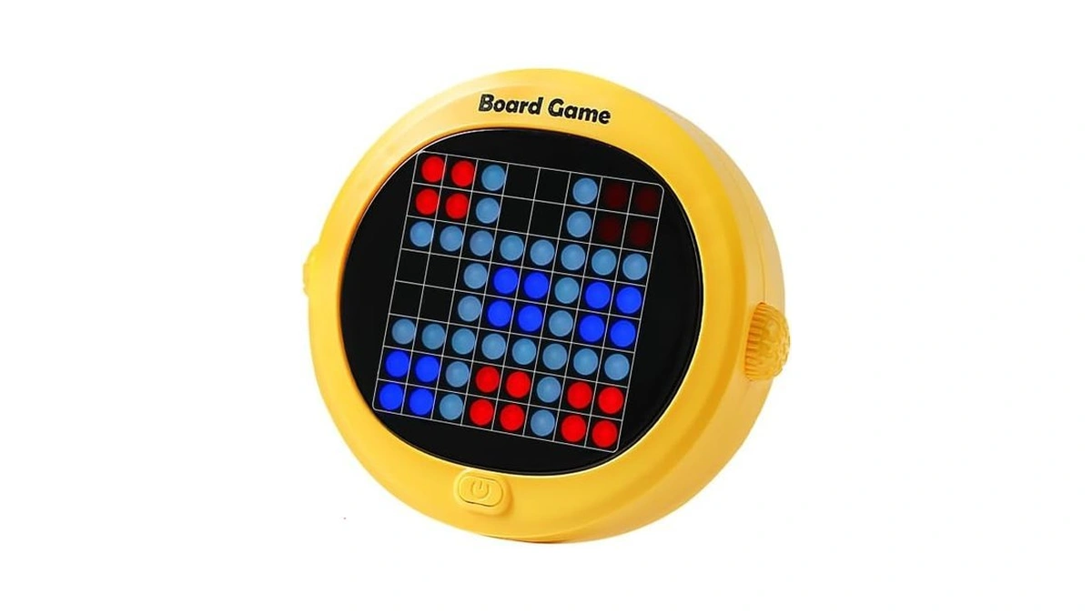 Electronic Chess Game, 5-in-1 Handheld Electric Puzzle Game, Electronic Board