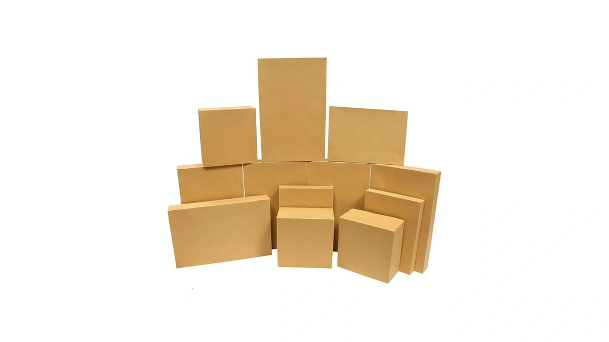 Joyin 12pcs Christmas Brown Gift Boxes With Lids For Presents,