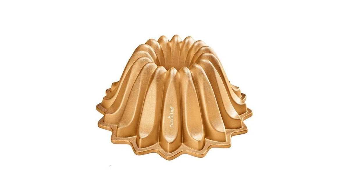 Nutrichef 9 Inch Cake Pan - 7 Cups Die-cast Aluminum