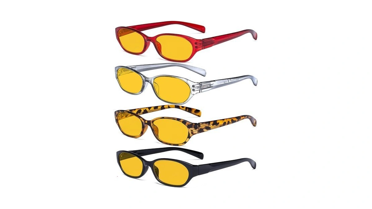 Eyekepper 4 Pack Computer Reading Glasses Women - Spring Hinge