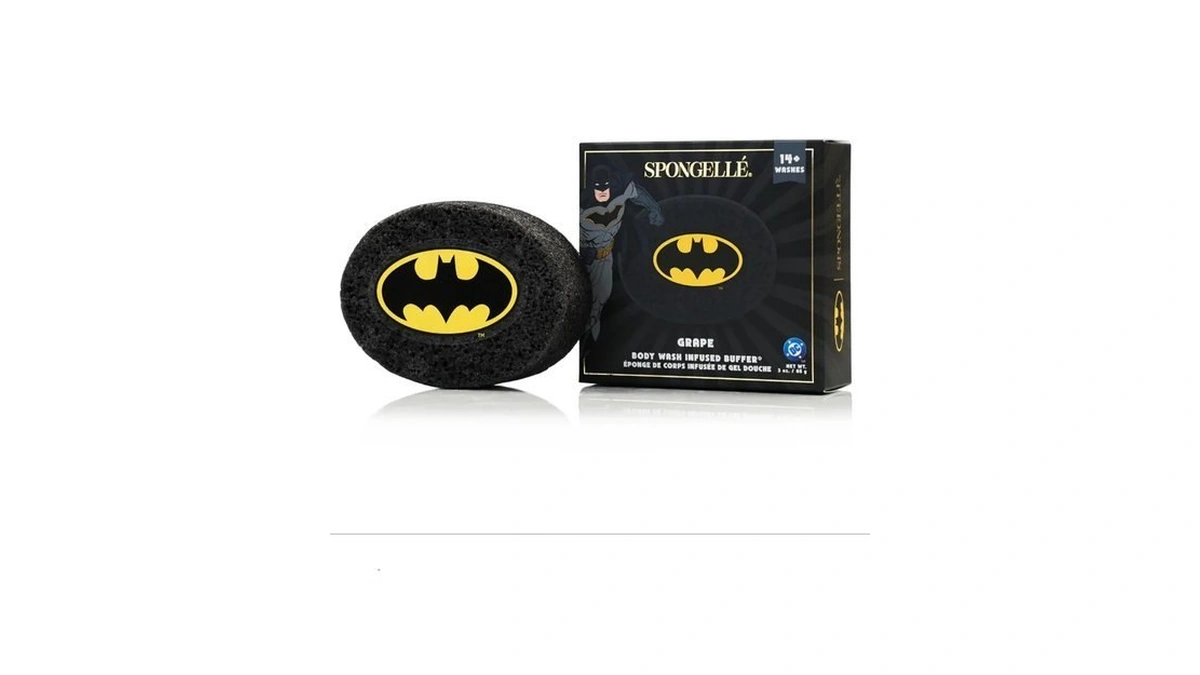Spongellé Batman Grape Body Buffer | Dc Super Hero Collection