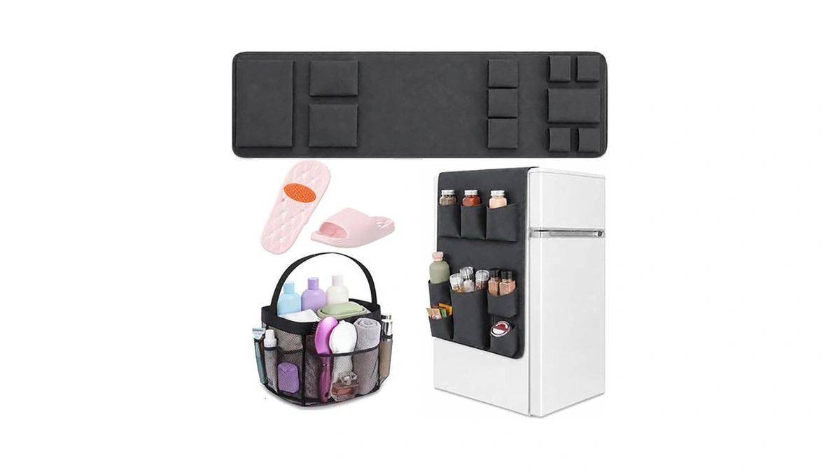 55" X 16" Mini Fridge Organizer For College Dorm Essentials