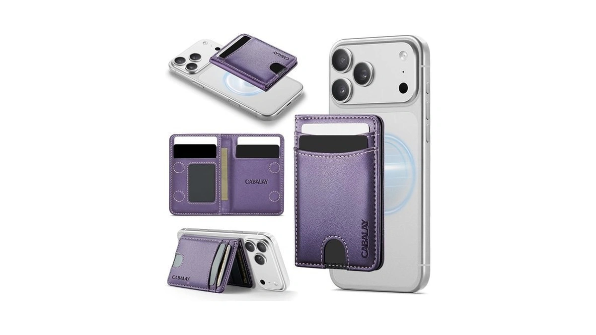 Cabalay Magsafe Wallet, Magnetic Rfid Blocking Card Holder & Cash