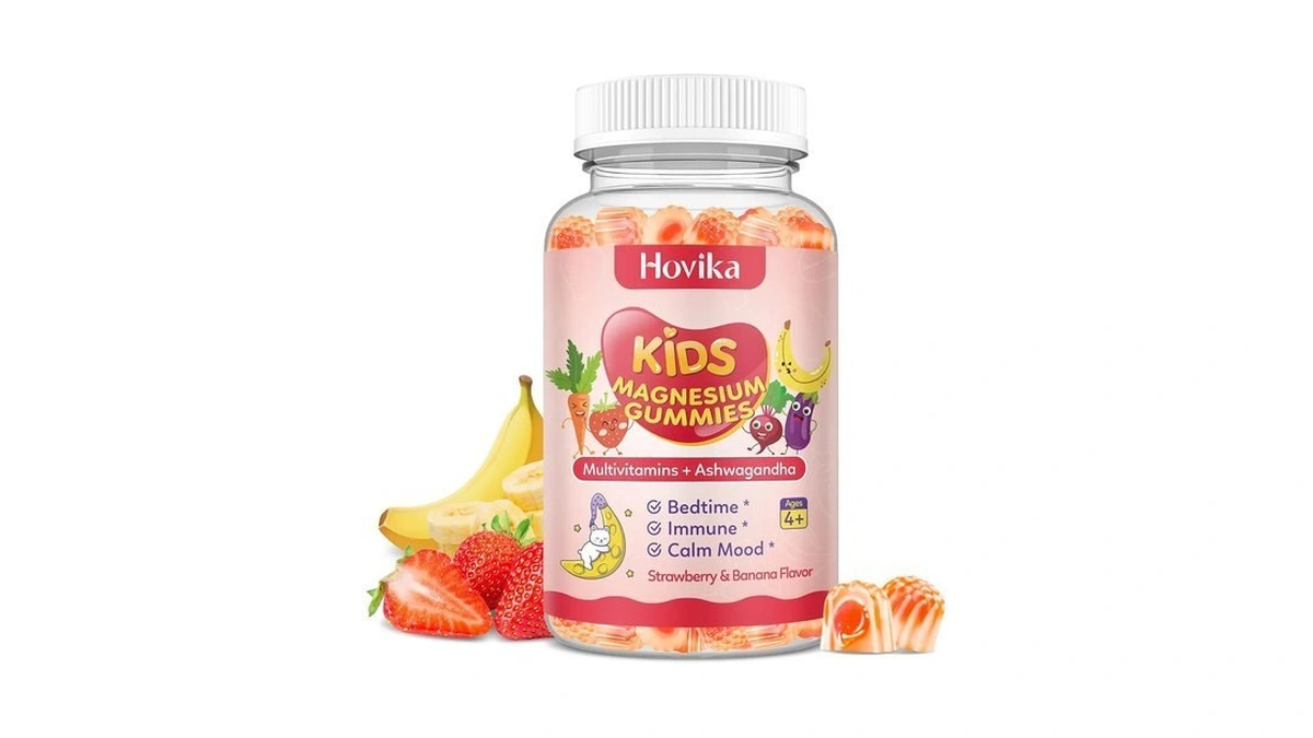 Kids Magnesium Gummies - Magnesium Glycinate Supplement Gummies With L-theanine,