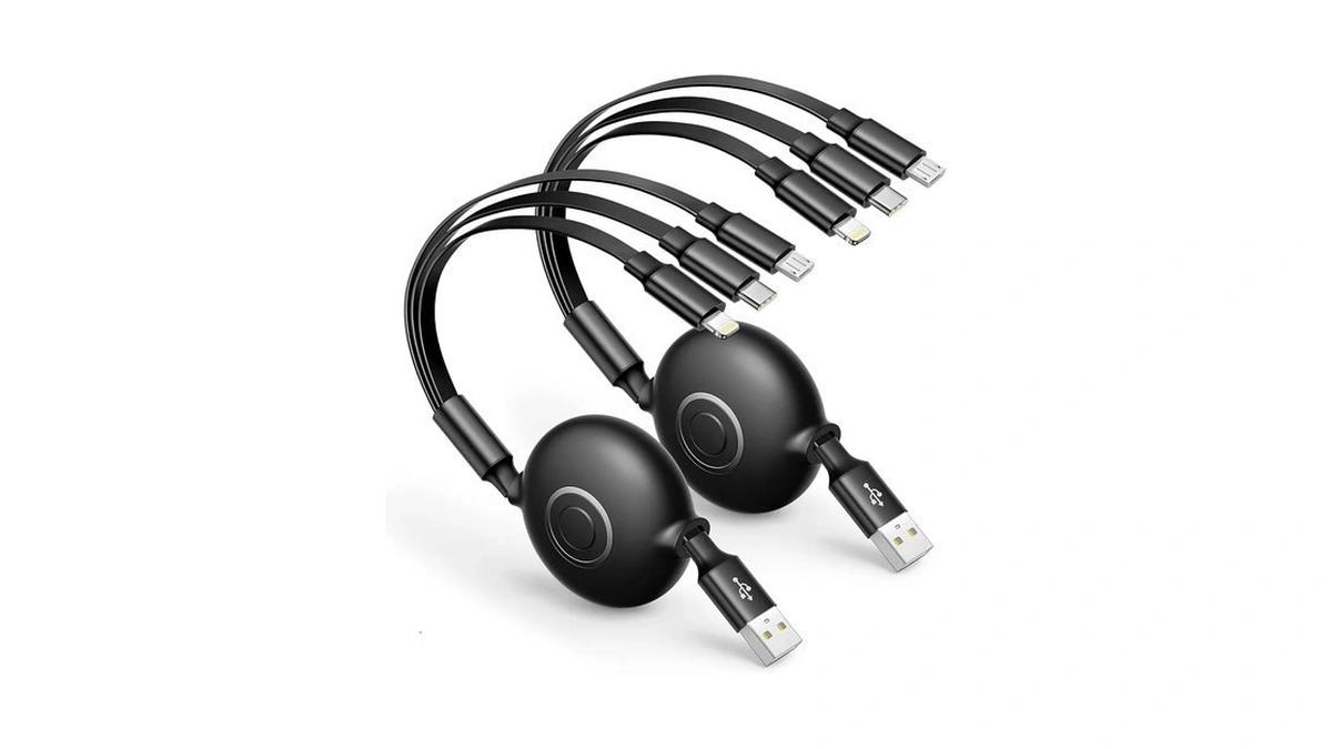 Aioneus Multi Charging Cable 3a Retractable Multi Charging Cord 3